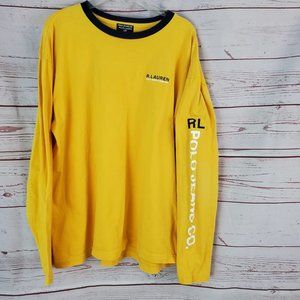 Vintage 90s Y2K Ralph Lauren Polo Jeans Co Long Sleeve Tee XL